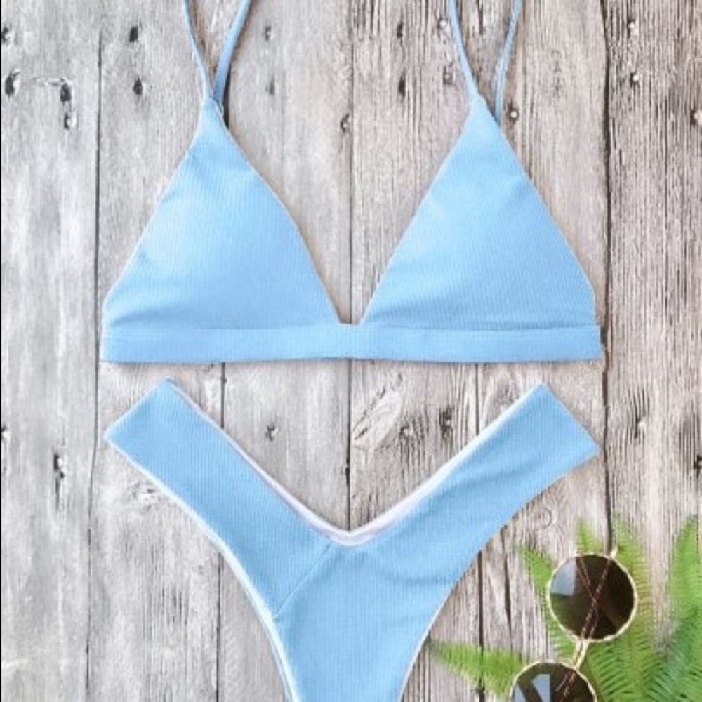 Zaful ribbed bikini